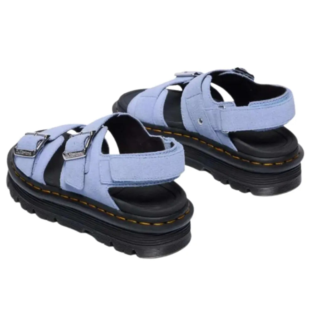 Zebzag Sandal - Cornflower Blue Suede