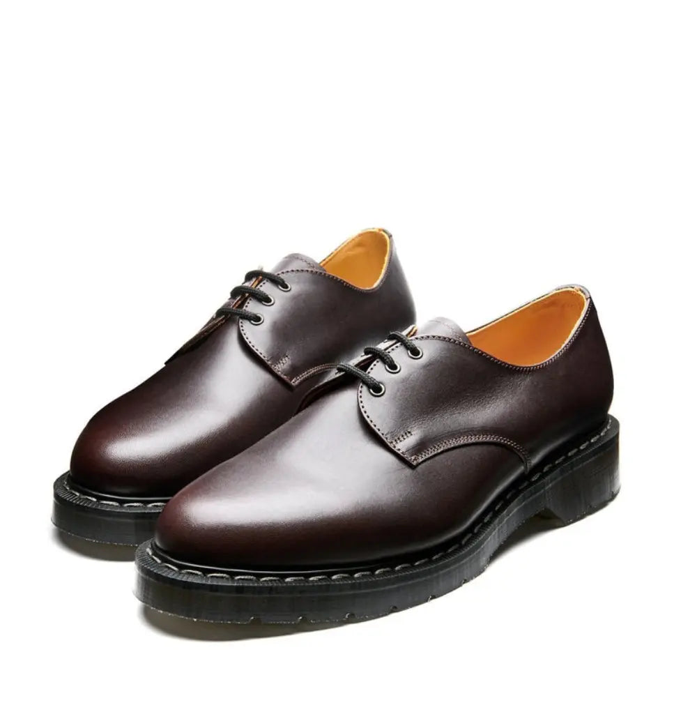 Solovair Gibson Shoe - Dark Brown Greasy
