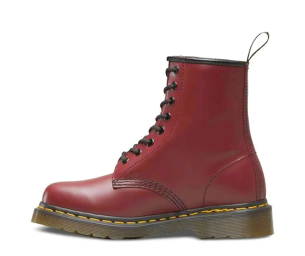 Dr Martens 1460 Cherry Smooth 8-Eye Leather Boots