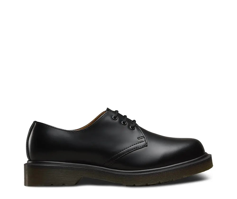 1461p - Black Smooth Leather Shoes
