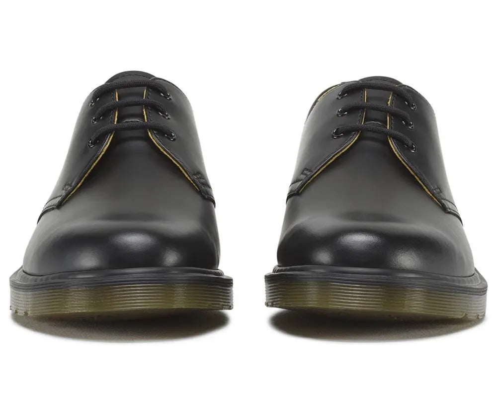 1461p Slim Fit - Black Smooth Leather Shoes
