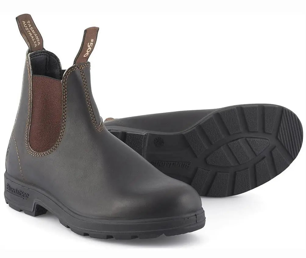 Blundstone 500 Stout Brown Chelsea Boots