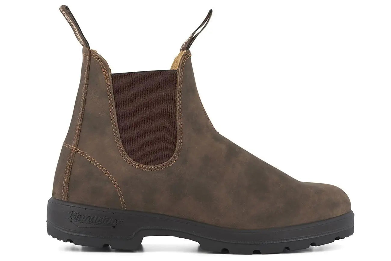 Blundstone 585 Slip On Chelsea Boots - Rustic Brown