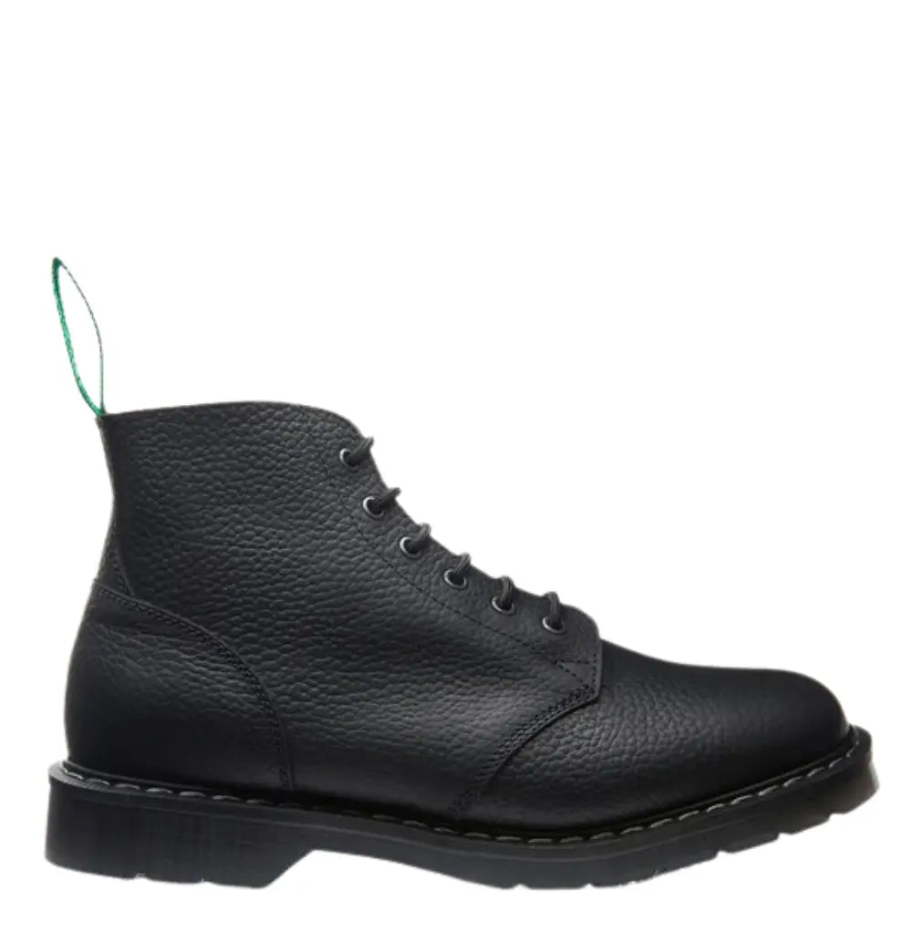 Solovair Astronaut Boot - Black Greasy Grain