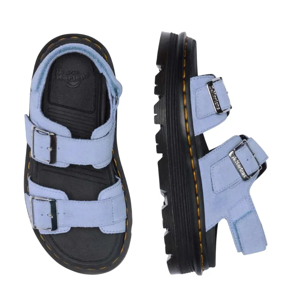 Zebzag Sandal - Cornflower Blue Suede