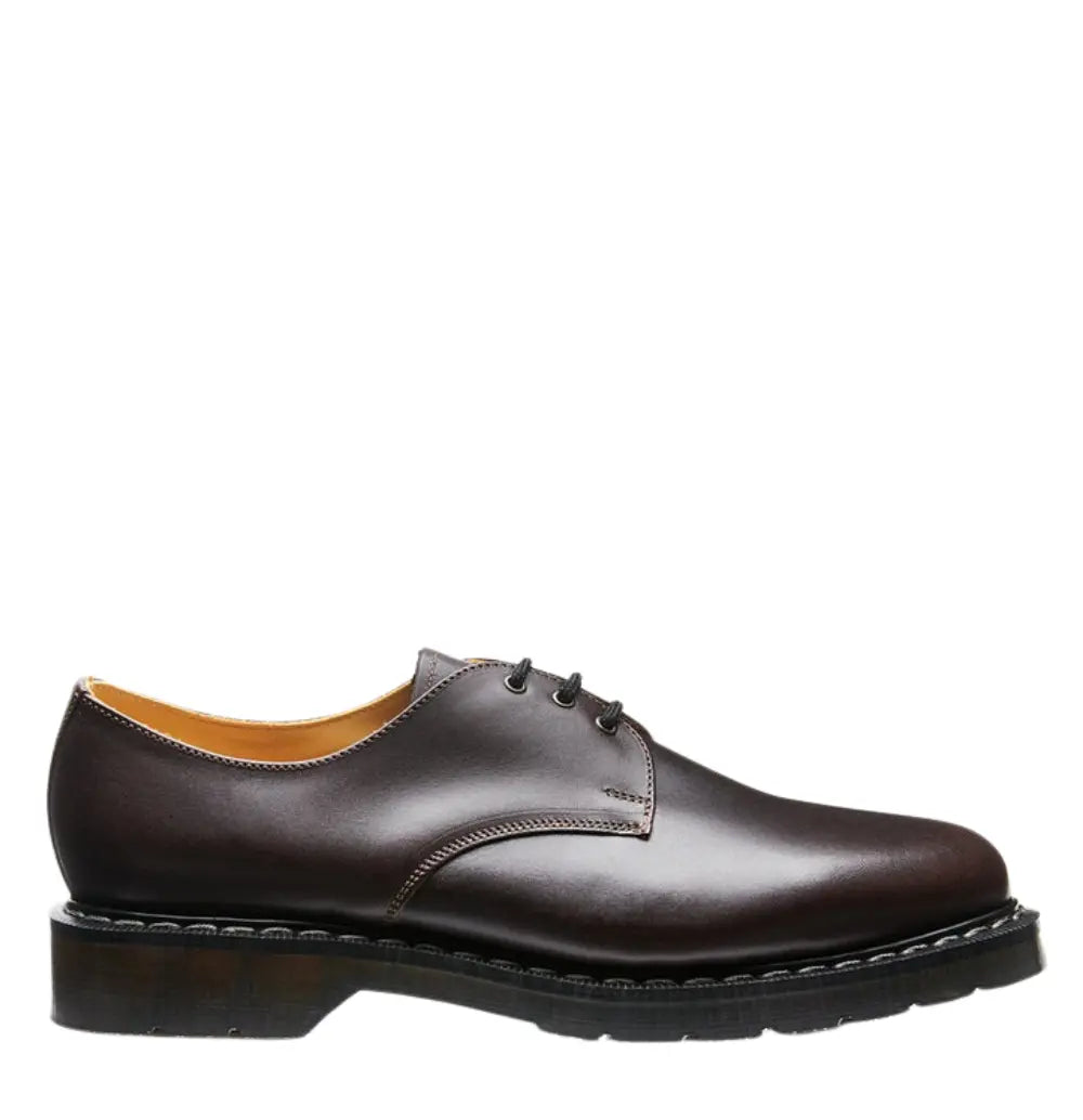 Solovair Gibson Shoe - Dark Brown Greasy