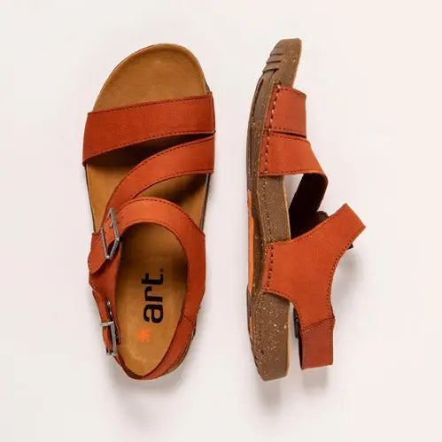 ART 0999 i-Breathe - Dark Orange Sandal