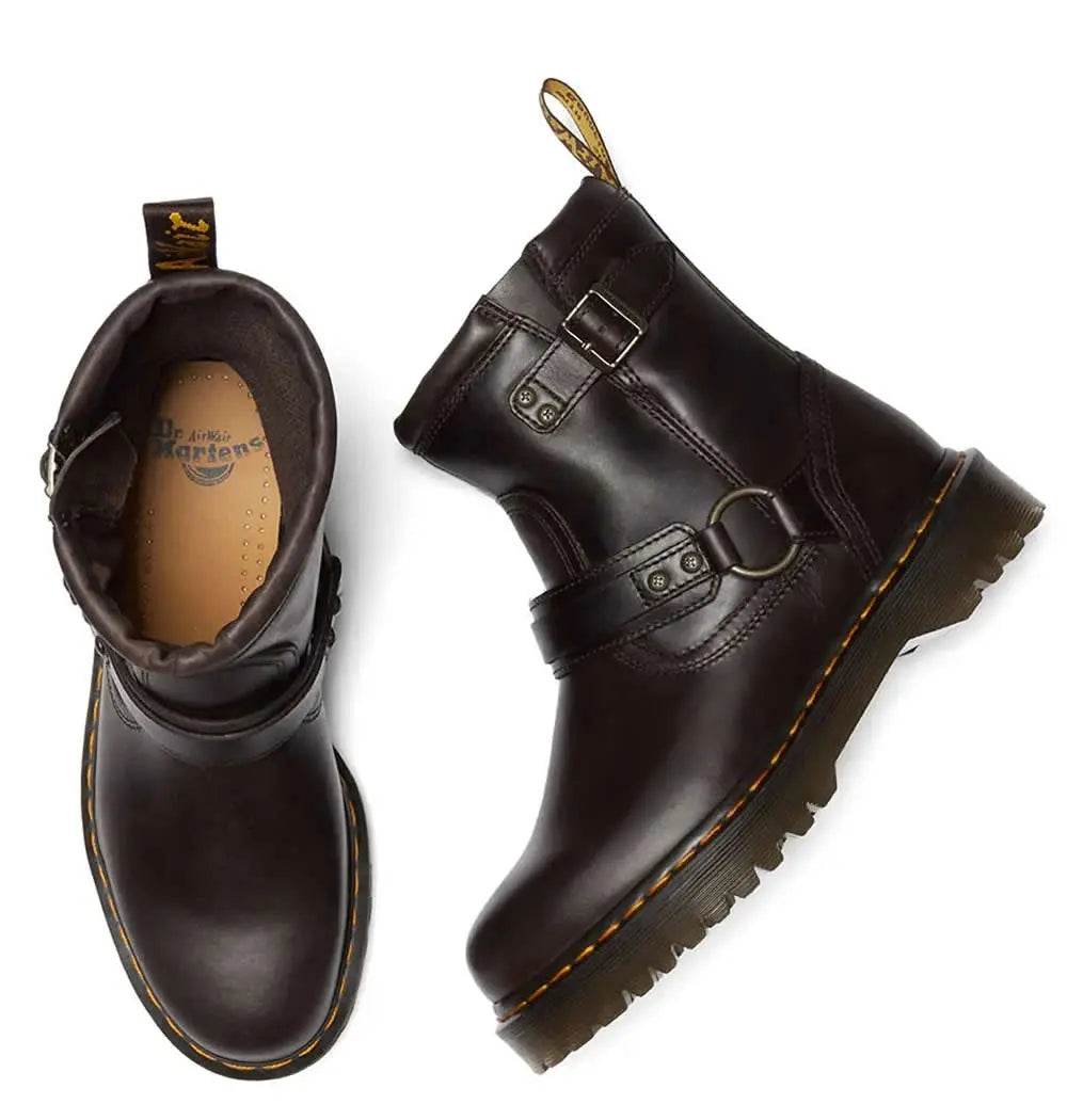 Anistone Harness Biker Boot - Gaucho Brown Leather