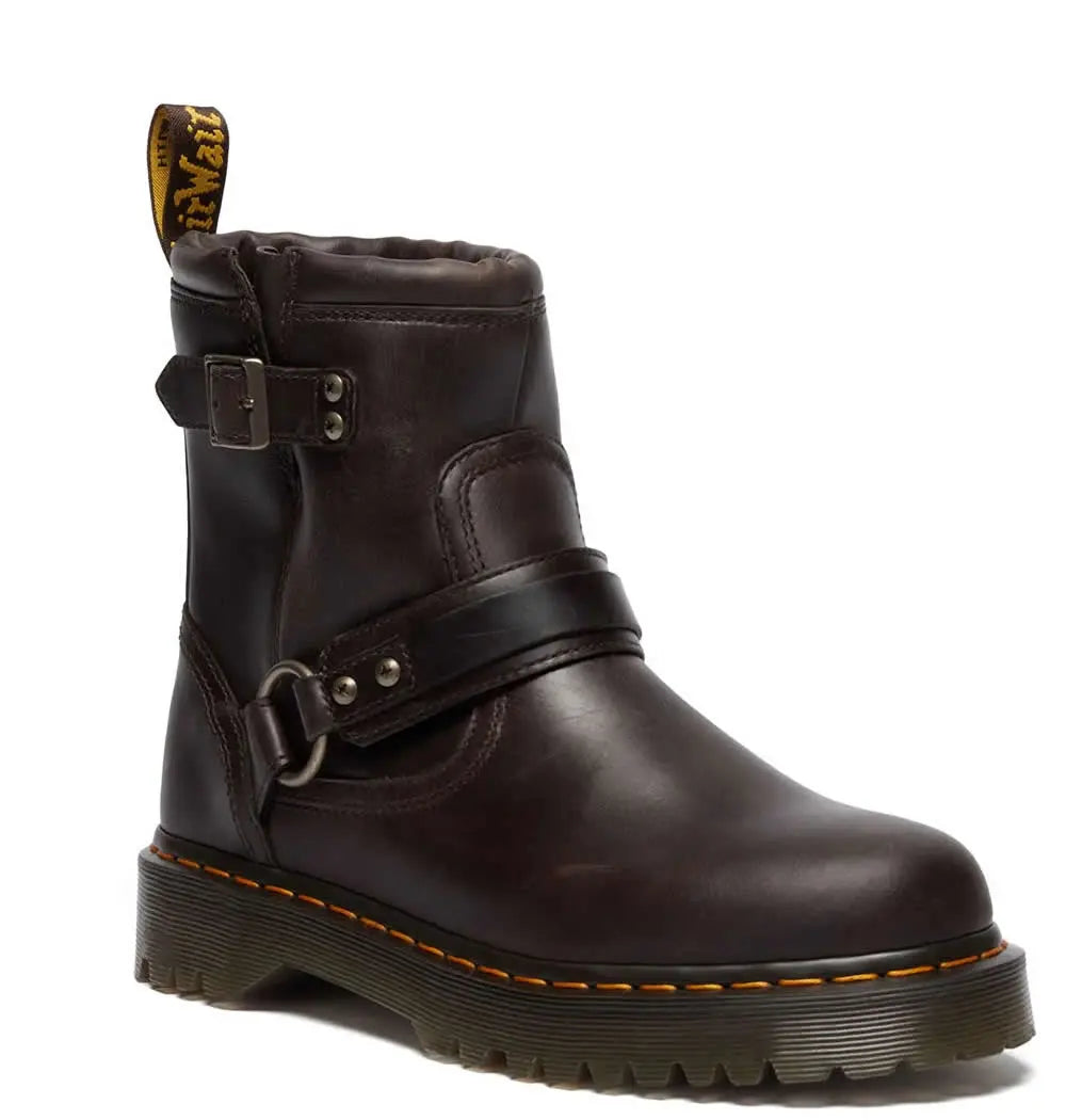 Anistone Harness Biker Boot - Gaucho Brown Leather