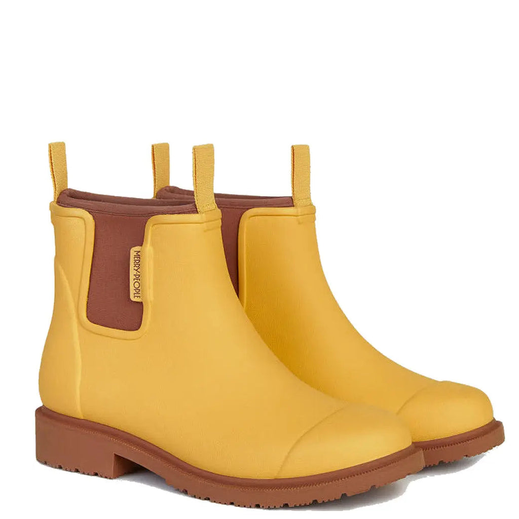 Merry People Bobbi Waterproof Boots - Sunflower Yellow