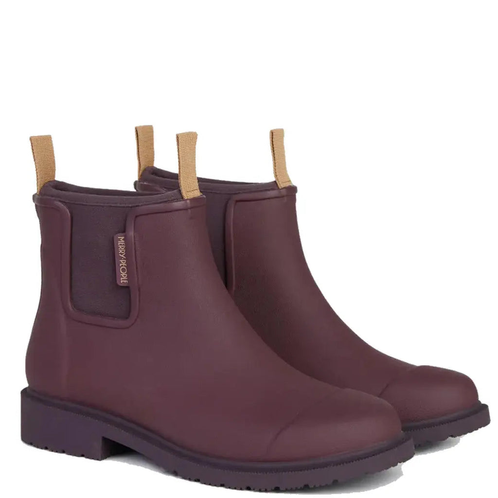 Merry People Bobbi Waterproof Boots - Dark Cherry