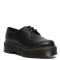 1461 Quad - Black Smooth Leather Shoes