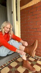 Merry People Bobbi Waterproof Boots - Rust