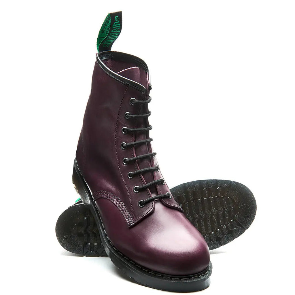 Solovair Derby Boot - Gaucho Burgundy Leather