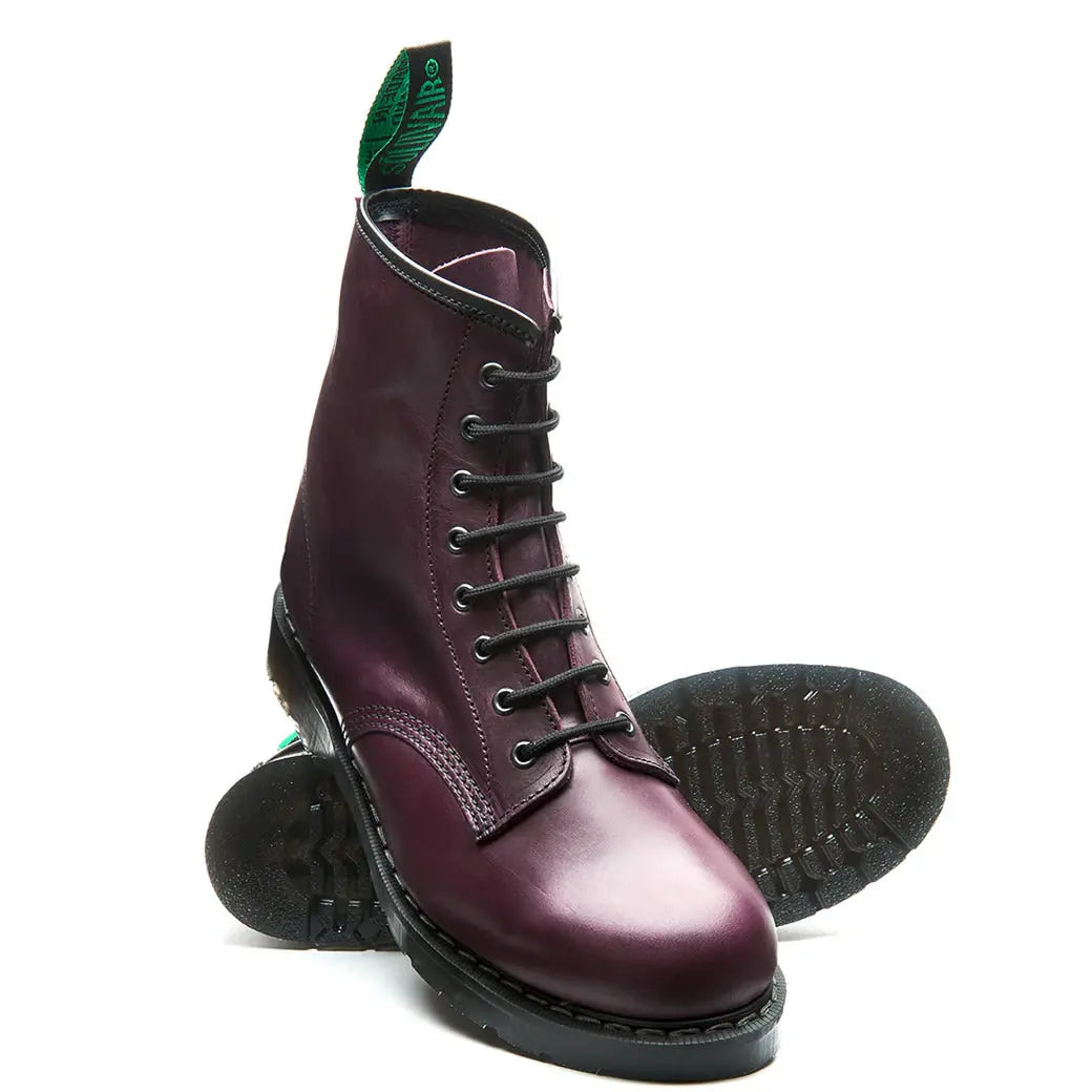 Solovair Derby Boot - Gaucho Burgundy Leather