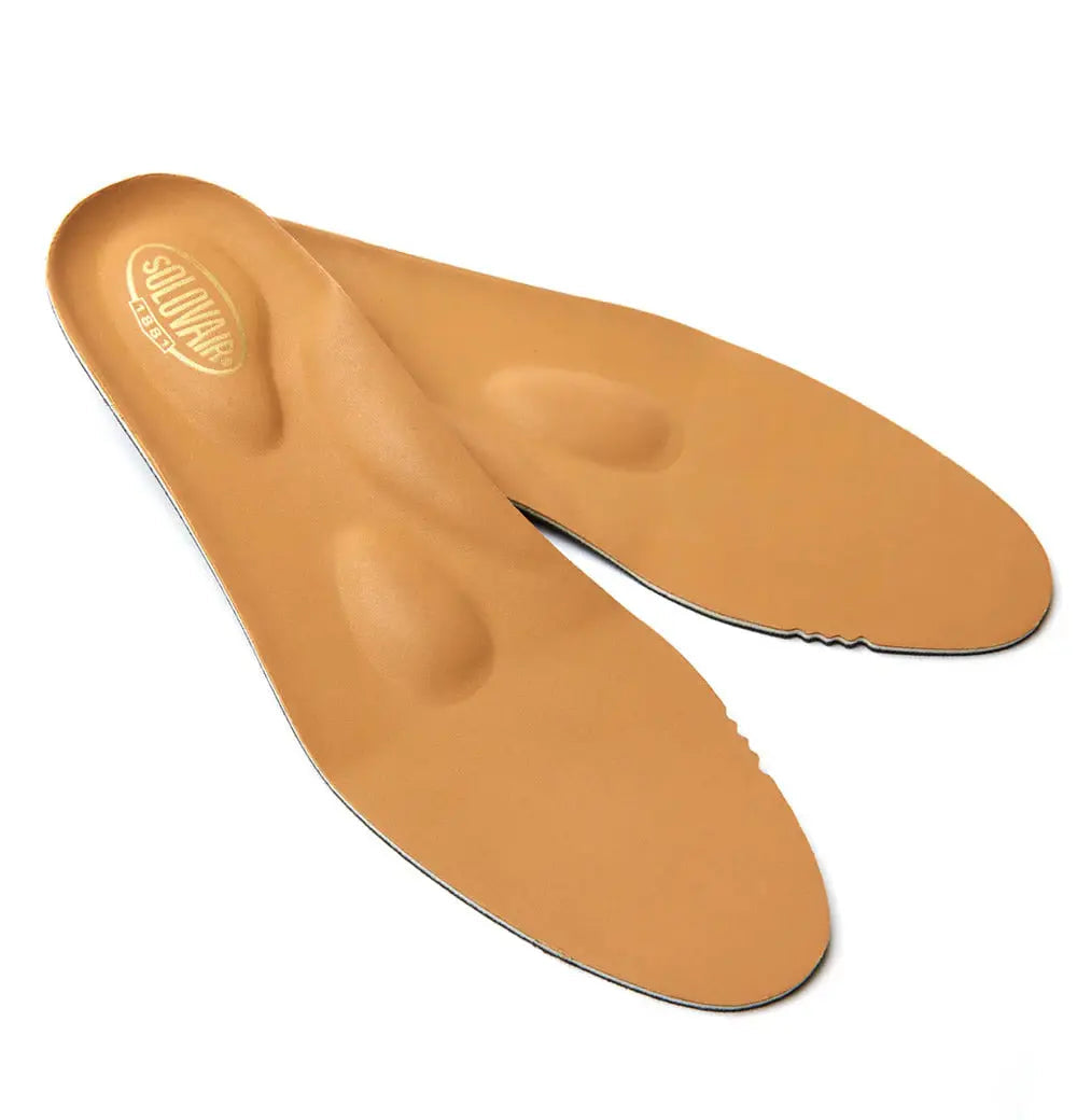 Solovair Leather Insoles - Brown Leather Sole