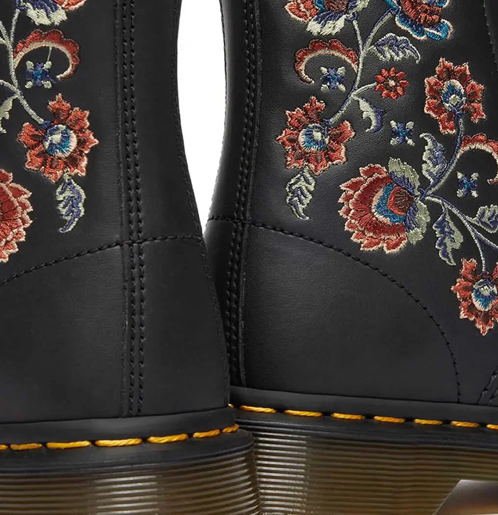 1460 Vonda 8-Eye Leather Floral Boot