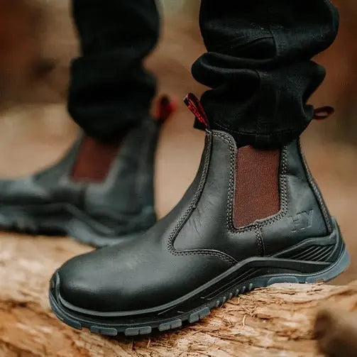 Banjo - Brown Steel Toe Safety Boot
