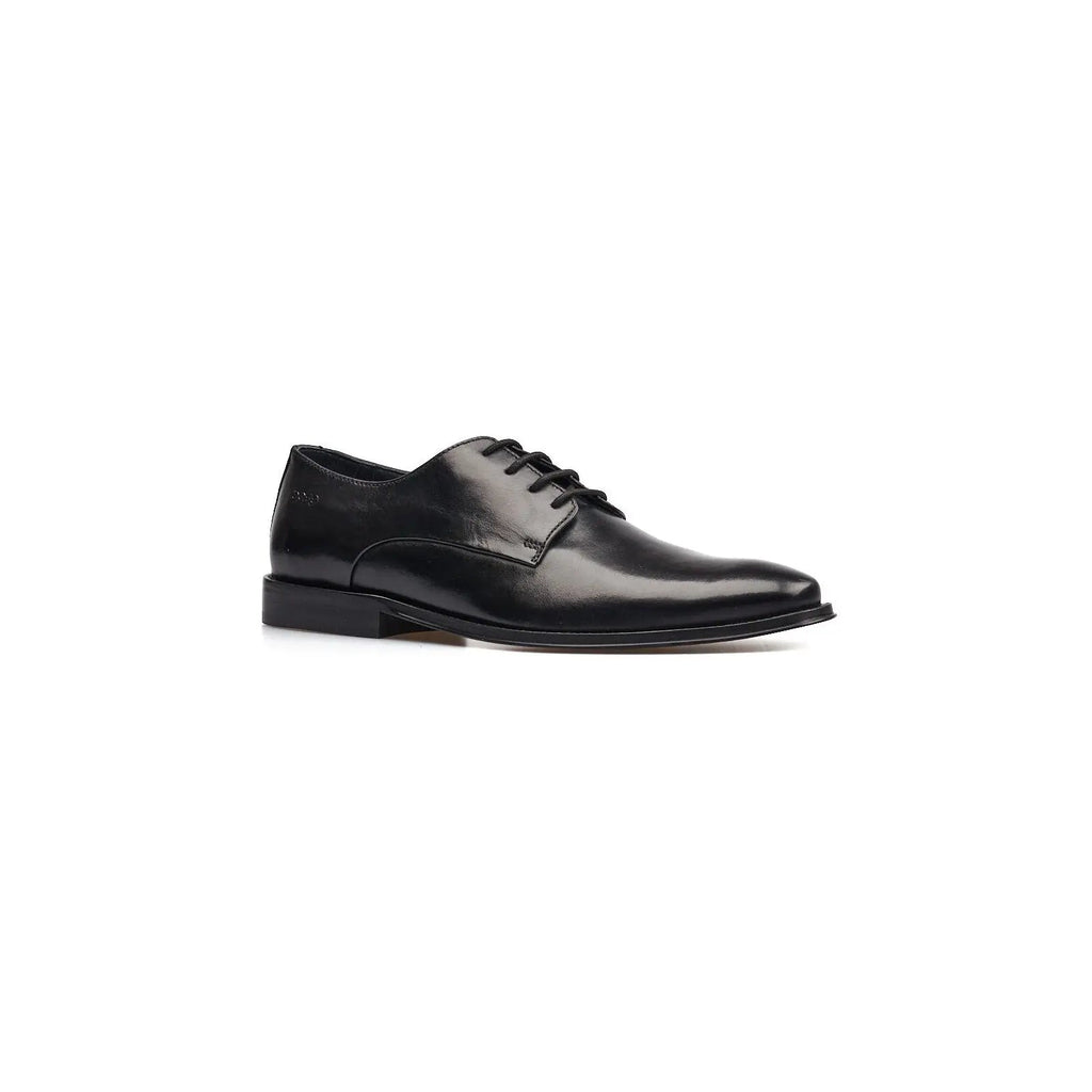Base London Marley Plain Toe Derby Shoe - Black