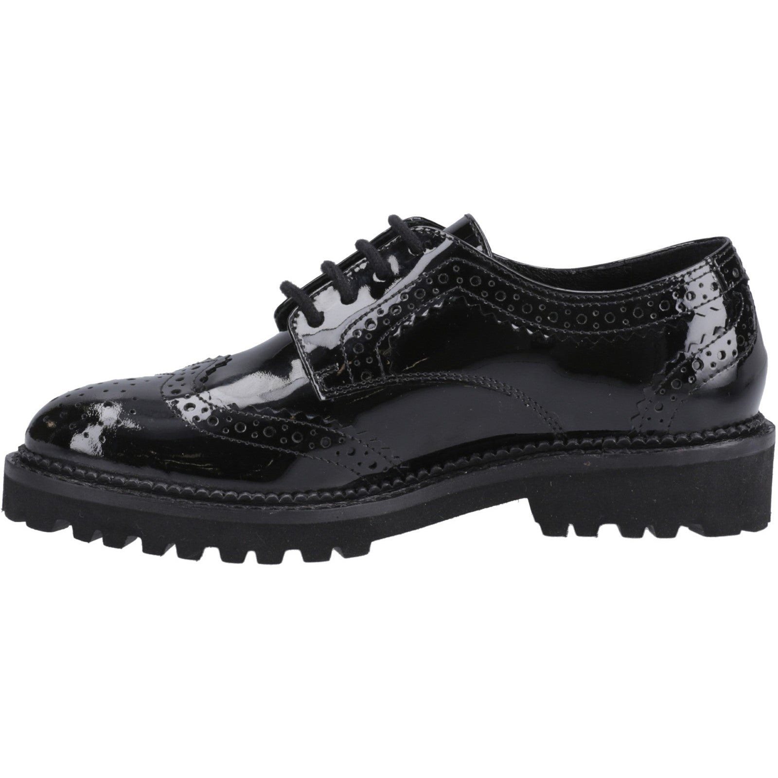 Gabi Lace Up Patent Jnr
