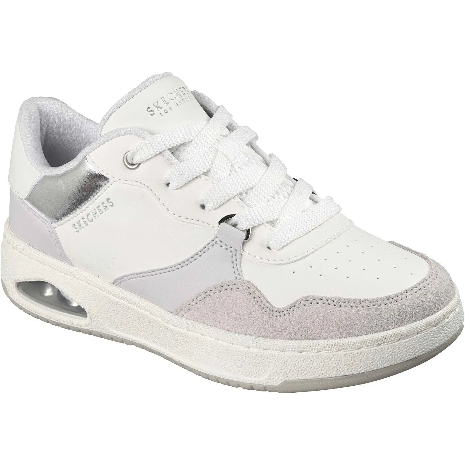 Skechers UNO CTL Subtle Shimmer Court Trainers
