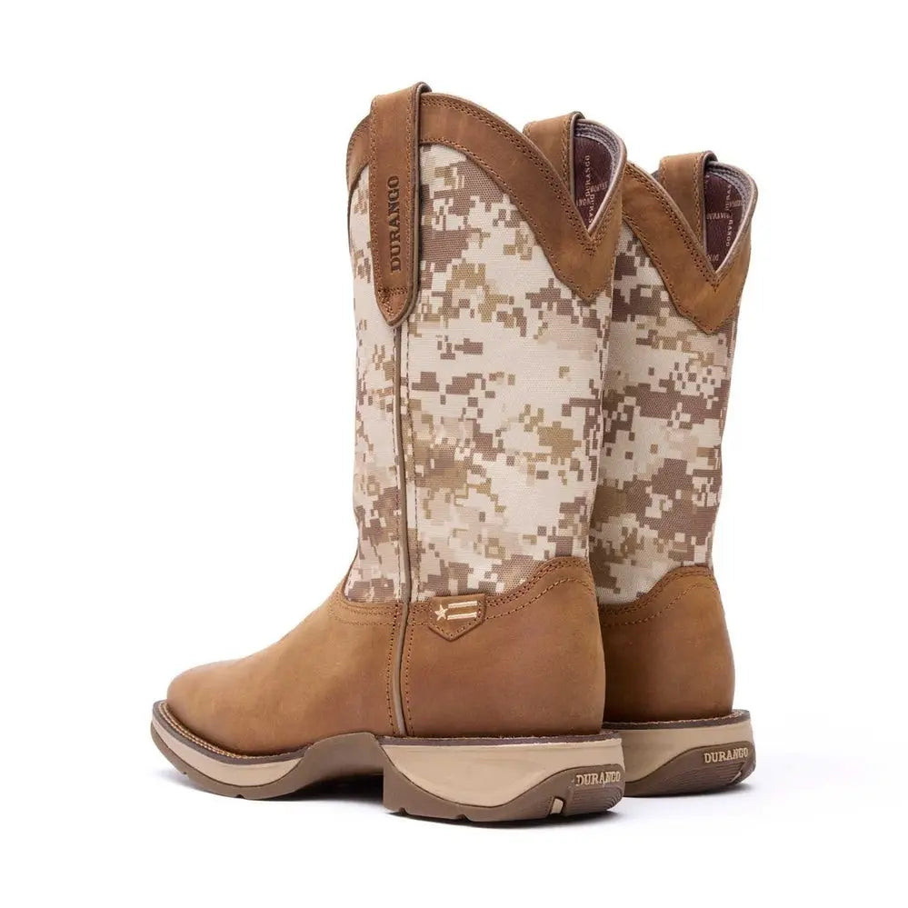 Rebel by Durango Desert Camo Pull-on Western Boot