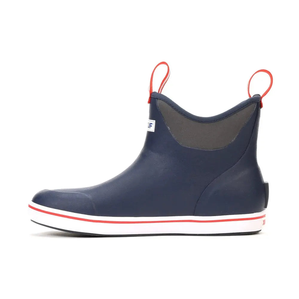 Xtratuf Ankle Deck Boot – Navy/Red