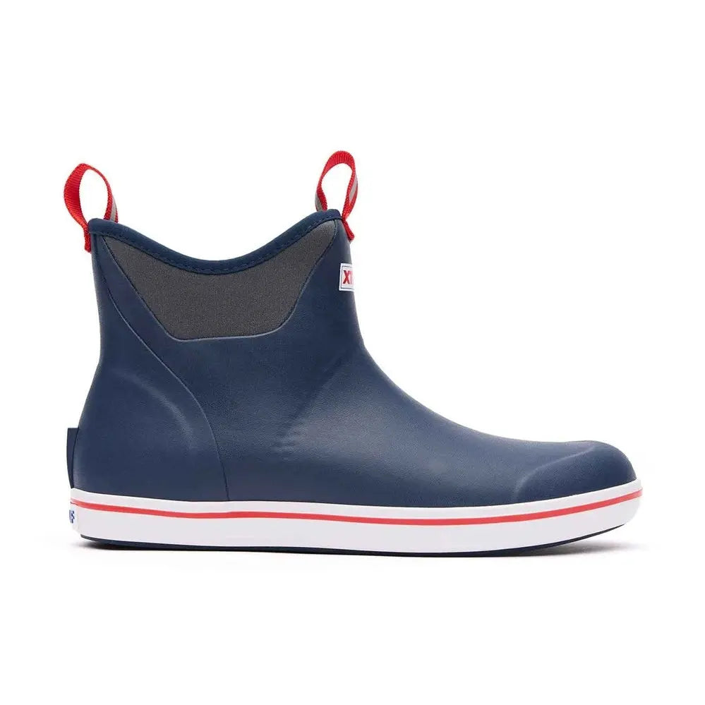 Xtratuf Ankle Deck Boot – Navy/Red